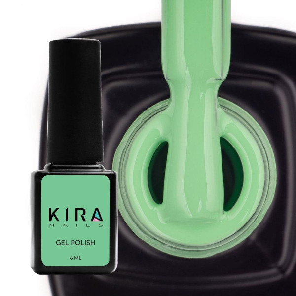 Гель-лак Kira Nails №024 (салатовий, емаль), 6 мл