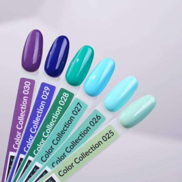 Гель-лак Kira Nails №028 (зеленый, эмаль), 6 мл