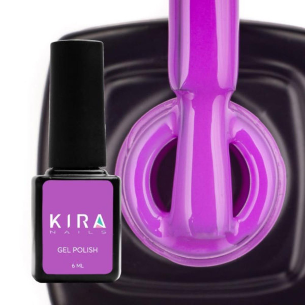 Гель-лак Kira Nails №031 (фуксія, емаль), 6 мл