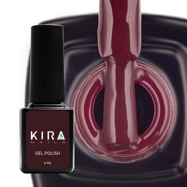 Гель-лак Kira Nails №033 (бургунди, эмаль), 6 мл