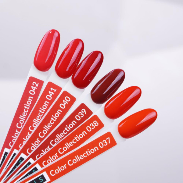 Гель-лак Kira Nails №037 (ярко-красный, эмаль), 6 мл