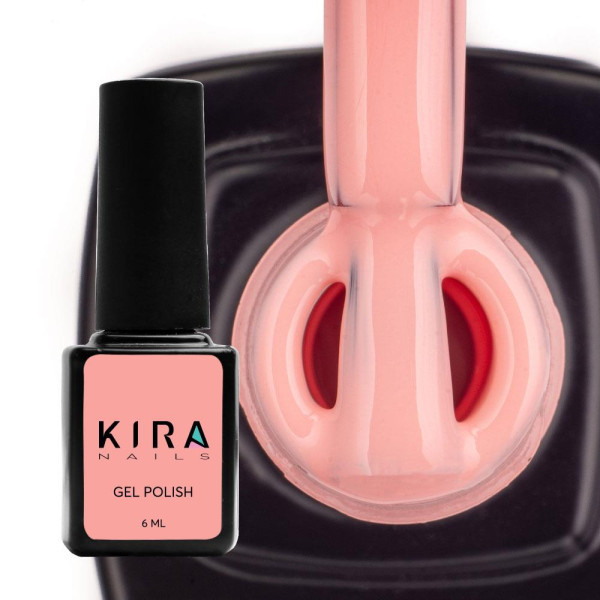 Гель-лак Kira Nails №048 (персиково-розовый, эмаль), 6 мл