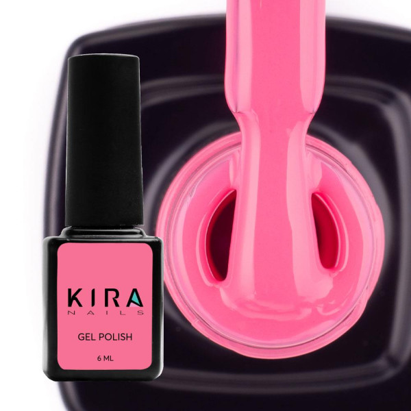 Гель-лак Kira Nails №058 (темный розовый, эмаль), 6 мл