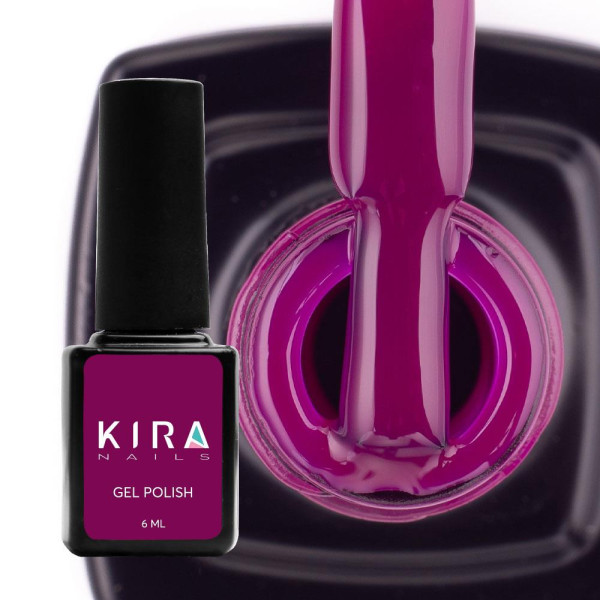 Гель-лак Kira Nails №063 (фуксія, емаль), 6 мл