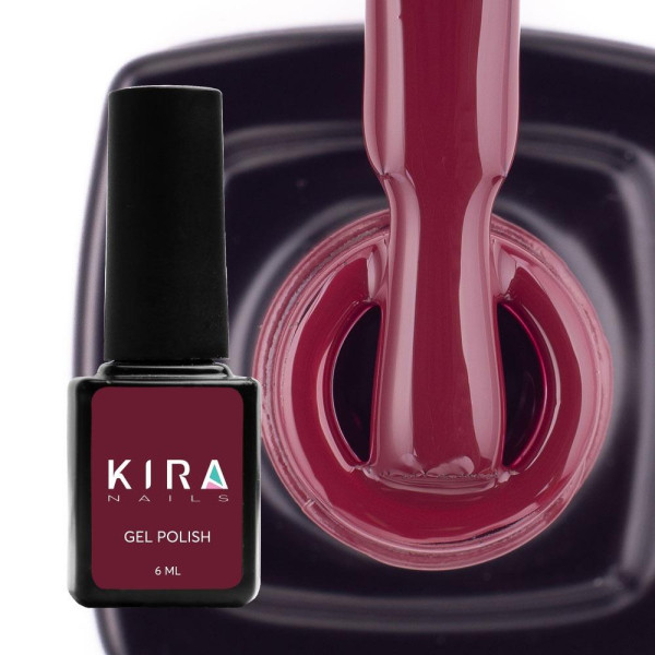 Гель-лак Kira Nails №070 (коричнево-розовый, эмаль), 6 мл