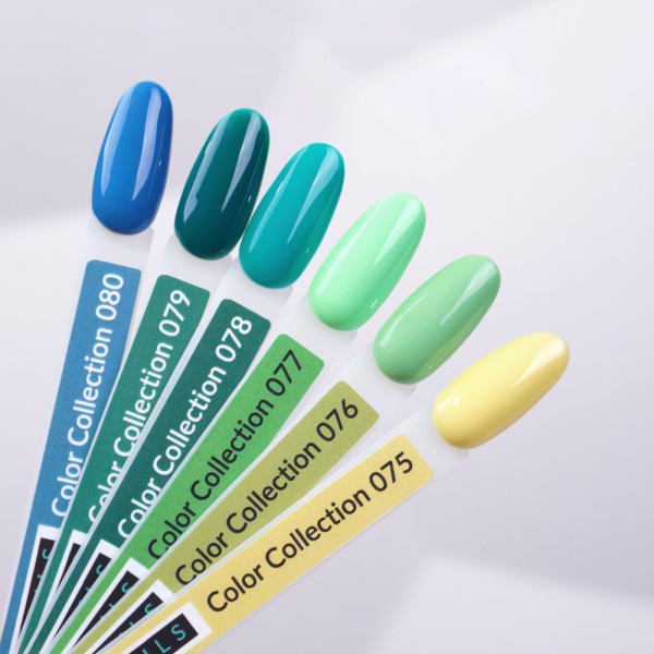 Гель-лак Kira Nails №079 (насыщенный зеленый, эмаль), 6 мл
