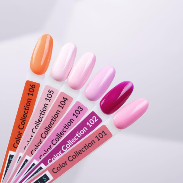 Гель-лак Kira Nails №105 (нежно-розовый, эмаль), 6 мл