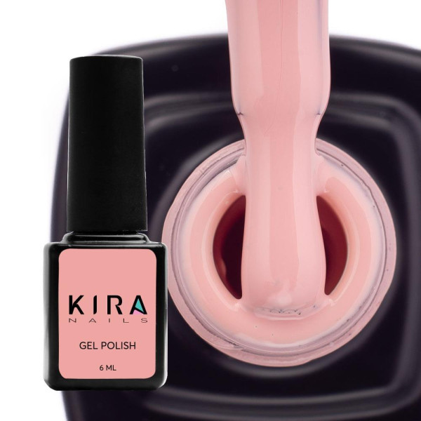 Гель-лак Kira Nails №112 (розово-бежевый, эмаль), 6 мл