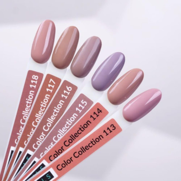 Гель-лак Kira Nails №115 (сиренево-бежевый, эмаль), 6 мл