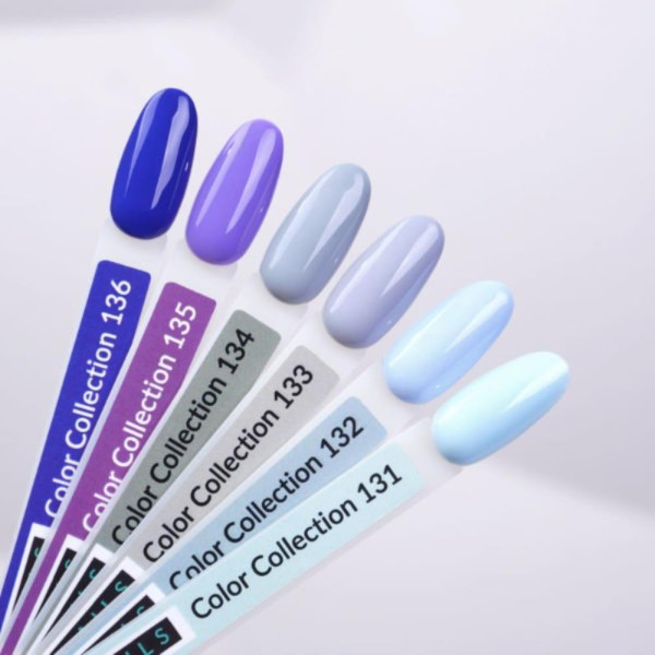 Гель-лак Kira Nails №132 (нежно-голубой, эмаль), 6 мл