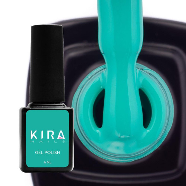 Гель-лак Kira Nails №137 (нефритовий, емаль), 6 мл