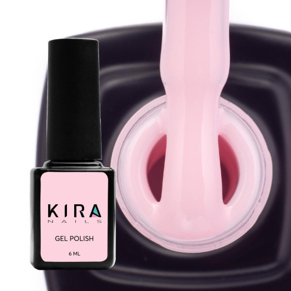 Гель-лак Kira Nails №140 (нежно-розовый, эмаль), 6 мл