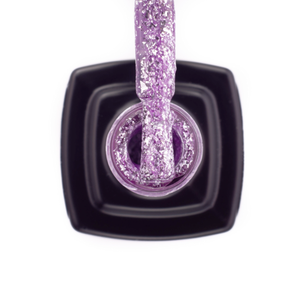 Гель-лак Kira Nails Shine Bright №007 (світло-фіолетовий з блискітками), 6 мл