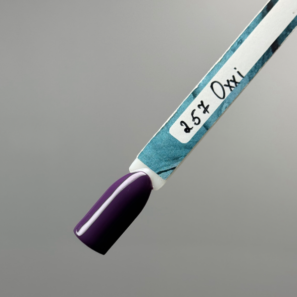 Гель-лак OXXI Professional №257, сливовий, 10 мл