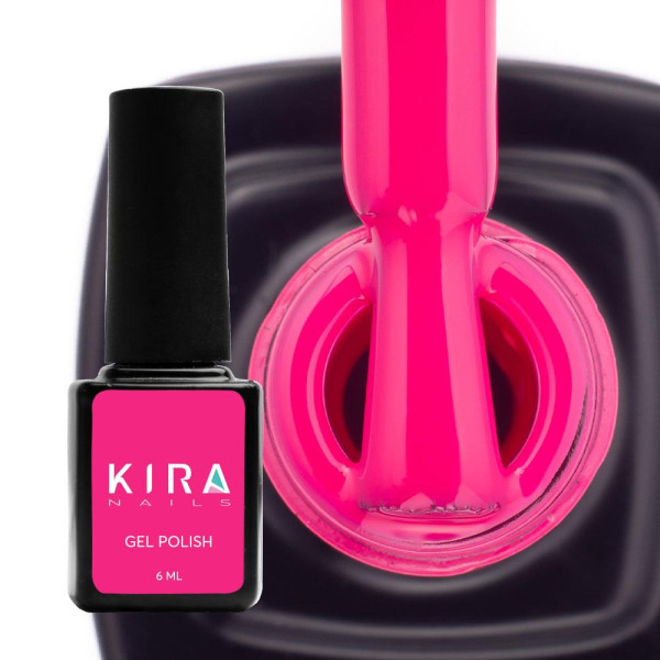 Гель-лак Kira Nails №165 (маджента, эмаль), 6 мл