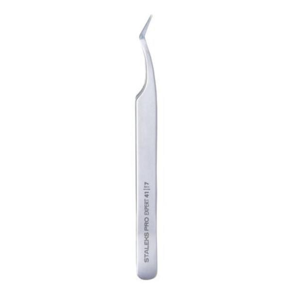 Пінцет професійний для вій Staleks Pro Expert 41 Type 7 (L-подібний, 30')