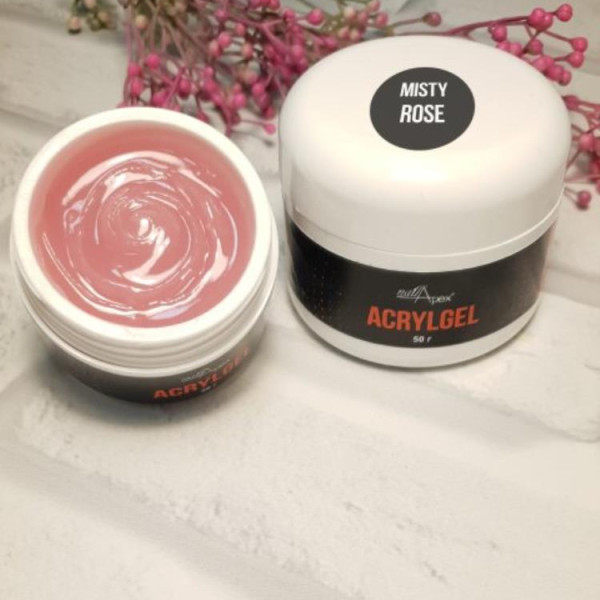 Nailapex Acryl Gel Misty Rose - акрігель туманна троянда, 30 мл