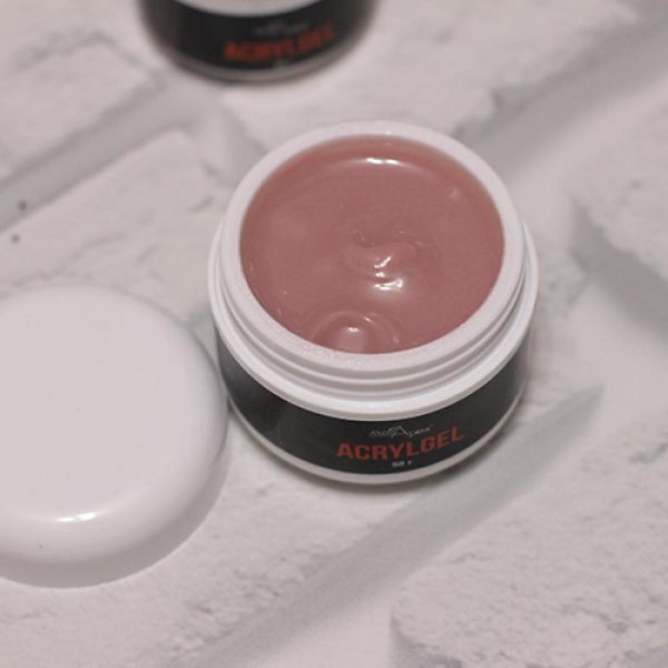 Nailapex Acryl Gel Cover Rose - акригель бежевый с розовинкой, 30 мл