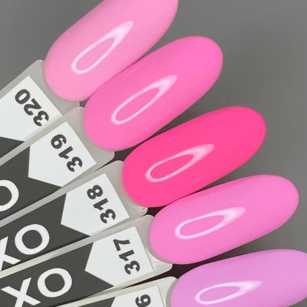 Гель-лак Oxxi Professional №317, ляльково-рожевий, 10 мл