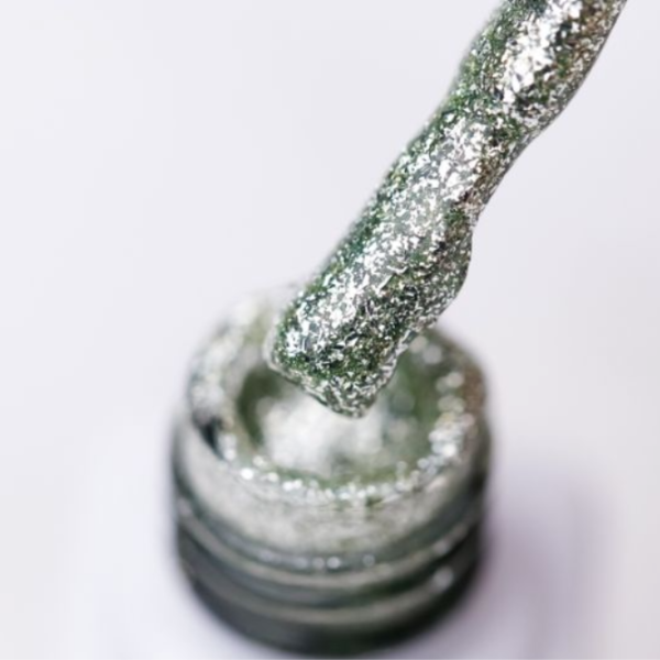 Гель-лак Molekula Diamond №516, холодное золото, 6 мл