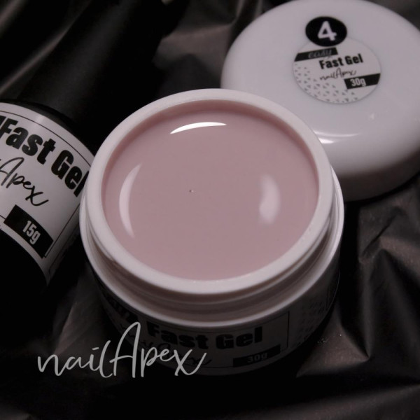 Nailapex Easy Fast Gel № 04 - рідкий гель (щільна пастель), 15 мл