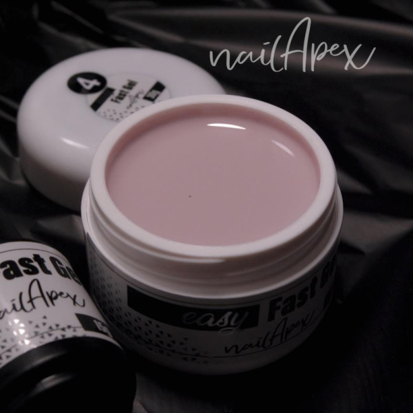 Nailapex Easy Fast Gel № 04 - рідкий гель (щільна пастель), 15 мл