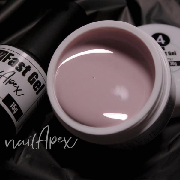 Nailapex Easy Fast Gel № 04 - рідкий гель (щільна пастель), 15 мл