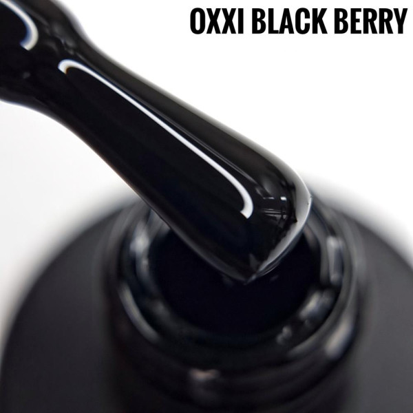 Гель-лак OXXI Professional BlackBerry, супер чорний, 10 мл