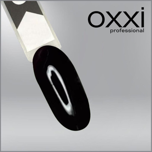 Гель-лак OXXI Professional BlackBerry, супер чорний, 10 мл