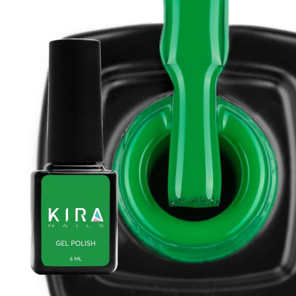 Гель-лак Kira Nails №180 (зеленая мята, эмаль), 6 мл