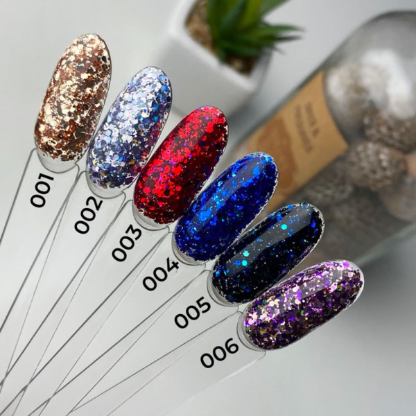 ART Mermaid Glitter Gel №003 - гель з блискітками, 5 мл