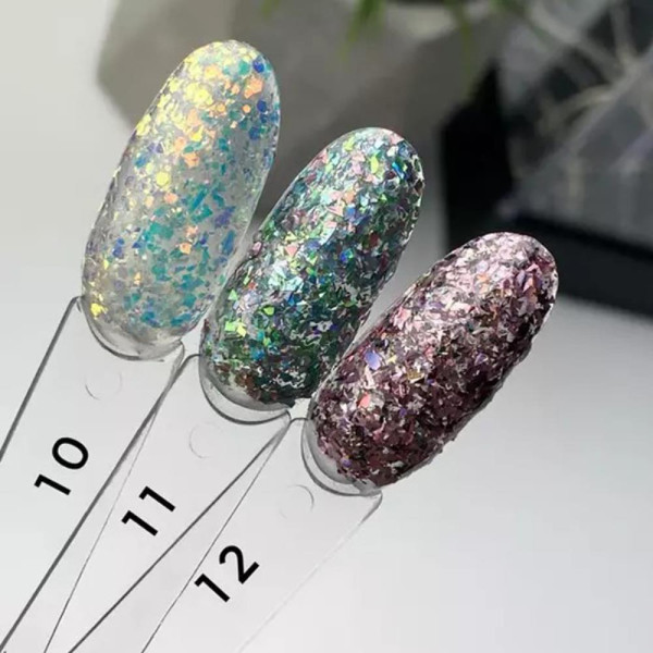 Global Fashion Solid Sequins Color Gel №08 - декоративний гель для дизайну, 5 г