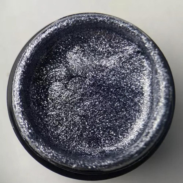 ART Platinum Gel №001 Cold Silver - гель для дизайна (серебро), 5 мл