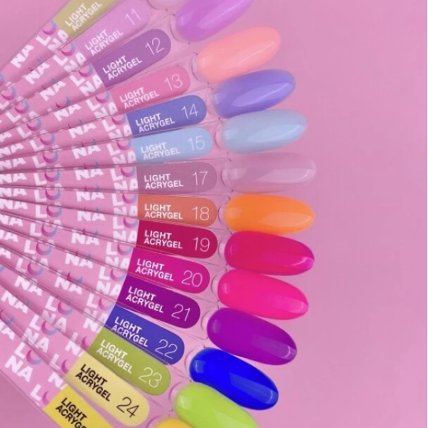 Жидкий акрил-гель LUNA Light Acrygel №11, нежно-сиреневый, 13 мл