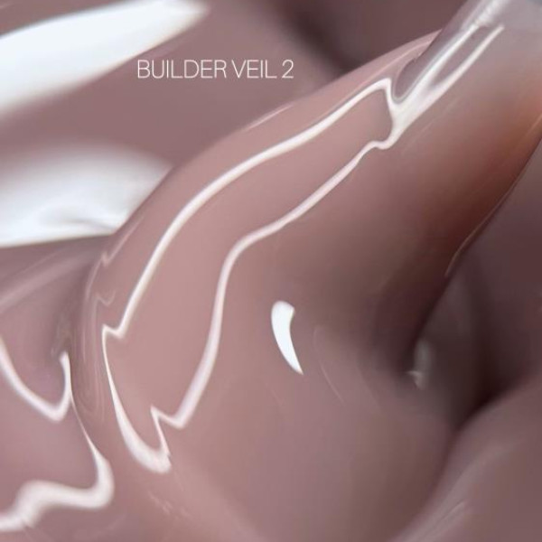 SAGA Professional Builder Gel Veil №02 Orchid - гель для нарощування, теплий бежевий, 15 мл
