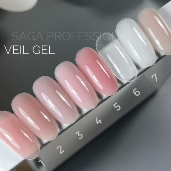 SAGA Professional Builder Gel Veil № 05 Nude - гель для наращиванния, натуральный, 30 мл