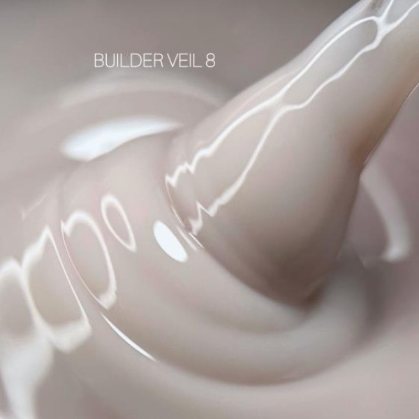 SAGA Professional Builder Gel Veil № 08 - гель для наращиванния, бежевый, 30 мл