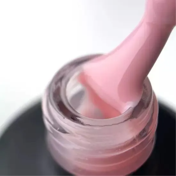 SAGA Professional Liquid Gel № 02 - жидкий гель для наращивания, персиковый, 15 мл