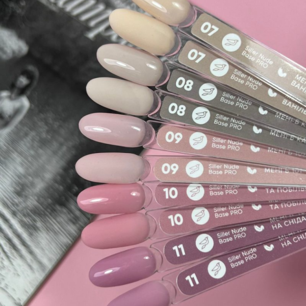 База камуфлирующая Siller Base Nude Pro №11, розово-ягодный, 8 мл