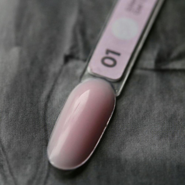 Siller Poly Gel Cover № 1 - полігель для нігтів (блідо-рожевий), 30 мл