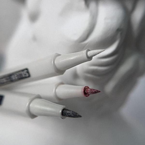 Siller Creative Pen Red - ручка для росписи ногтей (красная)