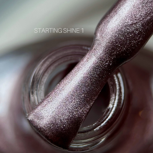 Лак-фарба для стемпінгу Saga Professional Stamping Shine №1 хром, без липкого шару, 8 мл