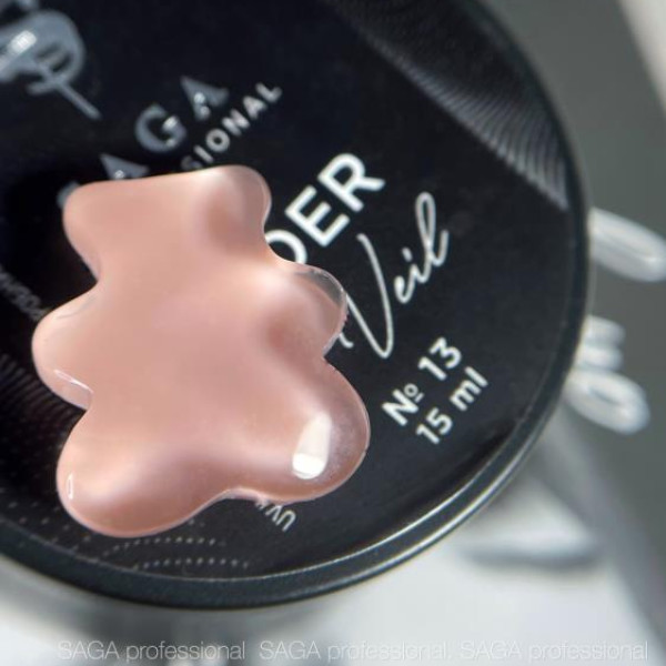 SAGA Professional Builder Gel Veil № 13 - гель для нарощування, 30 мл