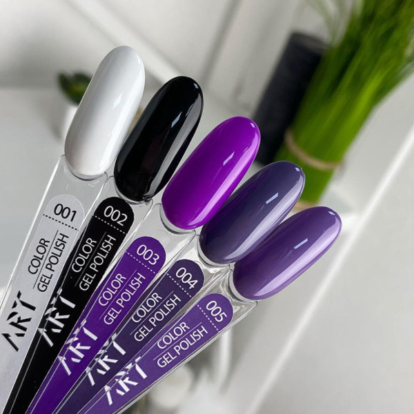 Гель-лак ART Gel Polish №003, яркий фиолетовый, 6 мл