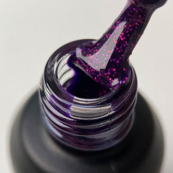 Гель-лак ART Gel Polish №071, темний фіолетовий з шиммером, 6 мл