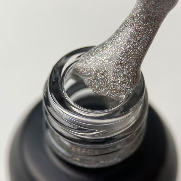 Гель-лак ART Gel Polish №077, серебро с шиммером, 6 мл