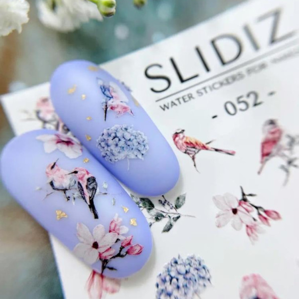 Слайдер-дизайн SLIDIZ №052, цветы, веточки