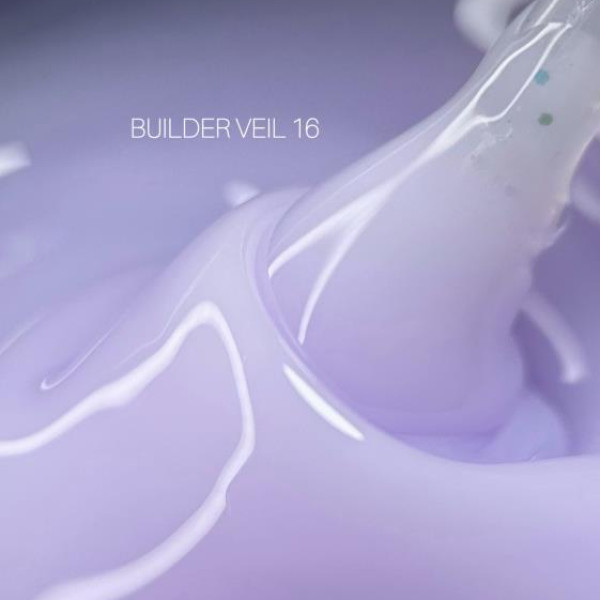 SAGA Professional Builder Gel Veil № 16 - гель для наращивания, сиреневый, 15 мл