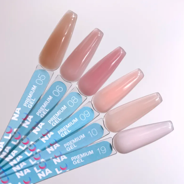 LUNA Gel Premium № 06 NEW - камуфлирующий гель (бежево-розовый), 15 мл