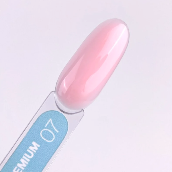 LUNA Gel Premium № 07 - камуфлирующий гель (розовый), 15 мл